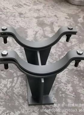 J2管夹式管托J4管38409固定动T型H型固架滑空水平焊接定托支座