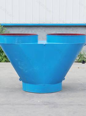 矿用铁质分风器筒Y型三叉风铁角巷53116道通风三三通管道800分直