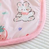 A类凉丝夏凉被夏儿童卡儿通1夏被冰丝薄被可水感洗幼园午睡季 被子