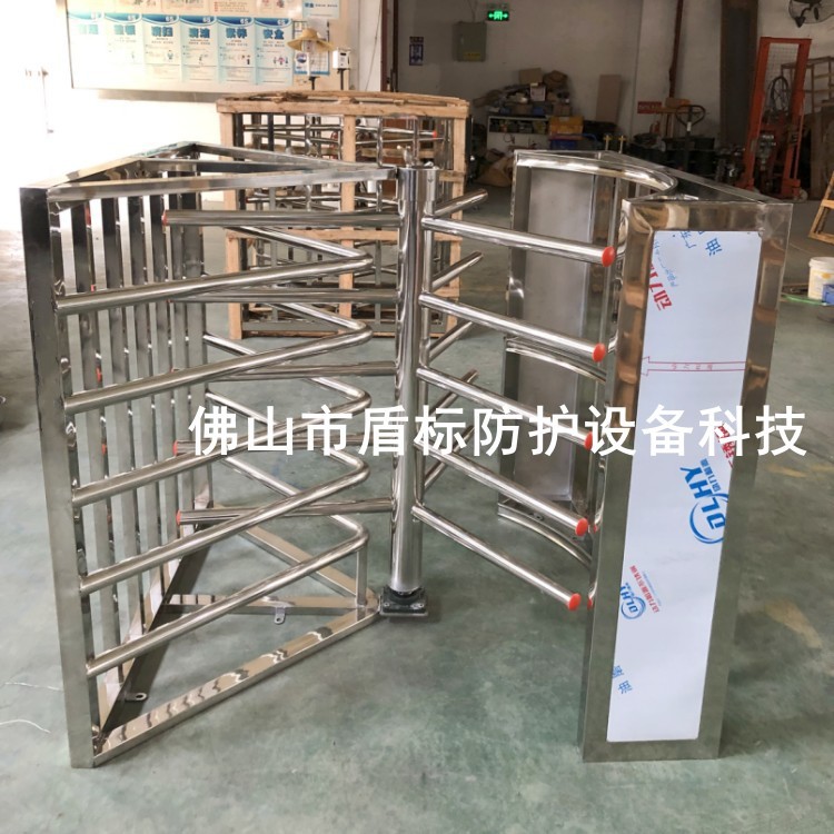 现货单向旋转通道匝 景区单向门旅游客单限出口无电门禁半身高闸