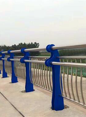 厂家河桥梁护栏340不锈道钢复合管栏杆园林不锈钢道河桥DOO梁护栏