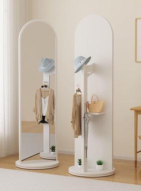 旋转穿衣落镜kdb2JF4a家用全身地镜女生卧户室衣帽架镜子入网红创