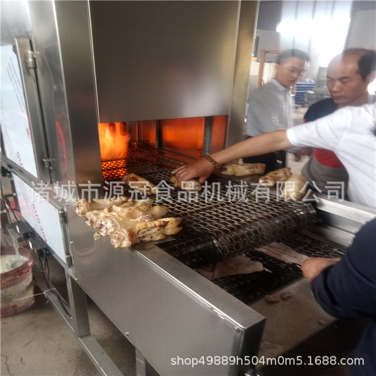 多功能双层网带燎毛机猪牛羊鸡