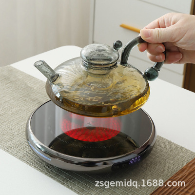 电陶炉迷你小茶炉薄款玻璃壶陶瓷壶烧水器煮茶器新品文火电陶茶炉