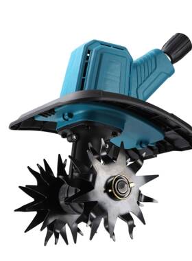 新款电旋动小型农电锄头除具草开沟松土耕手持INV机无线锂电微耕