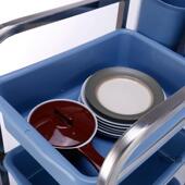 酒店收餐车撤餐车收碗车圾桶多功能不锈餐钢厅饭店商带用swc 01垃