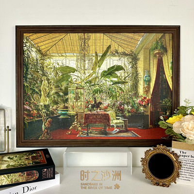 玛蒂尔德公主的阳台蓝卡丝绒拼图