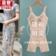 平角连体束身内衣 无痕后脱式 旗袍专用塑身衣收腹束腰美体夏季 薄款