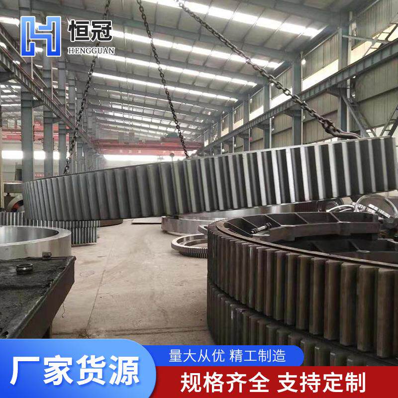 厂家供应滚筒式烘干机大齿轮多规格干燥设备机械用大齿轮