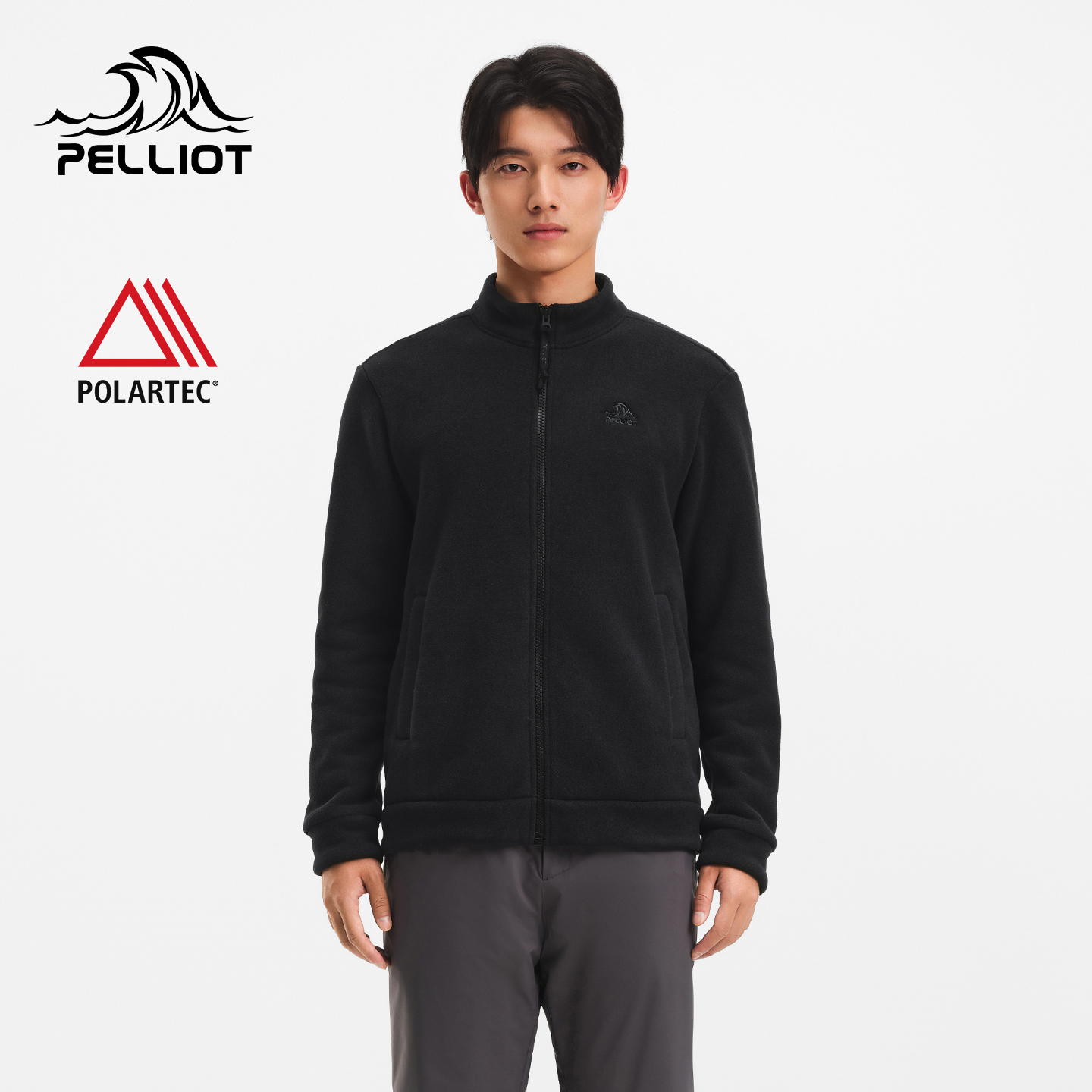 伯希和户外Polartec抓绒衣男新款