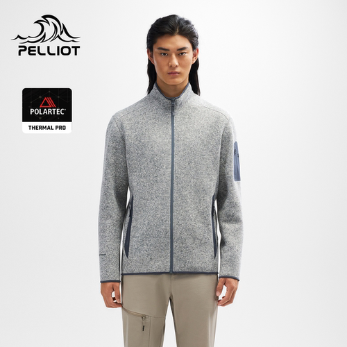 伯希和Polarte户外抓绒衣男款