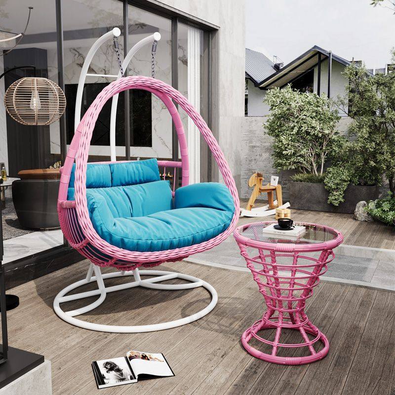 Dreamy Bird's Nest Hanging Chair: Cozy Rattan Swing for Your Home - Product image 8