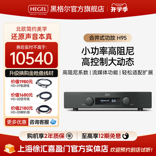 功放HEGEL黑格尔HIFI功放220V