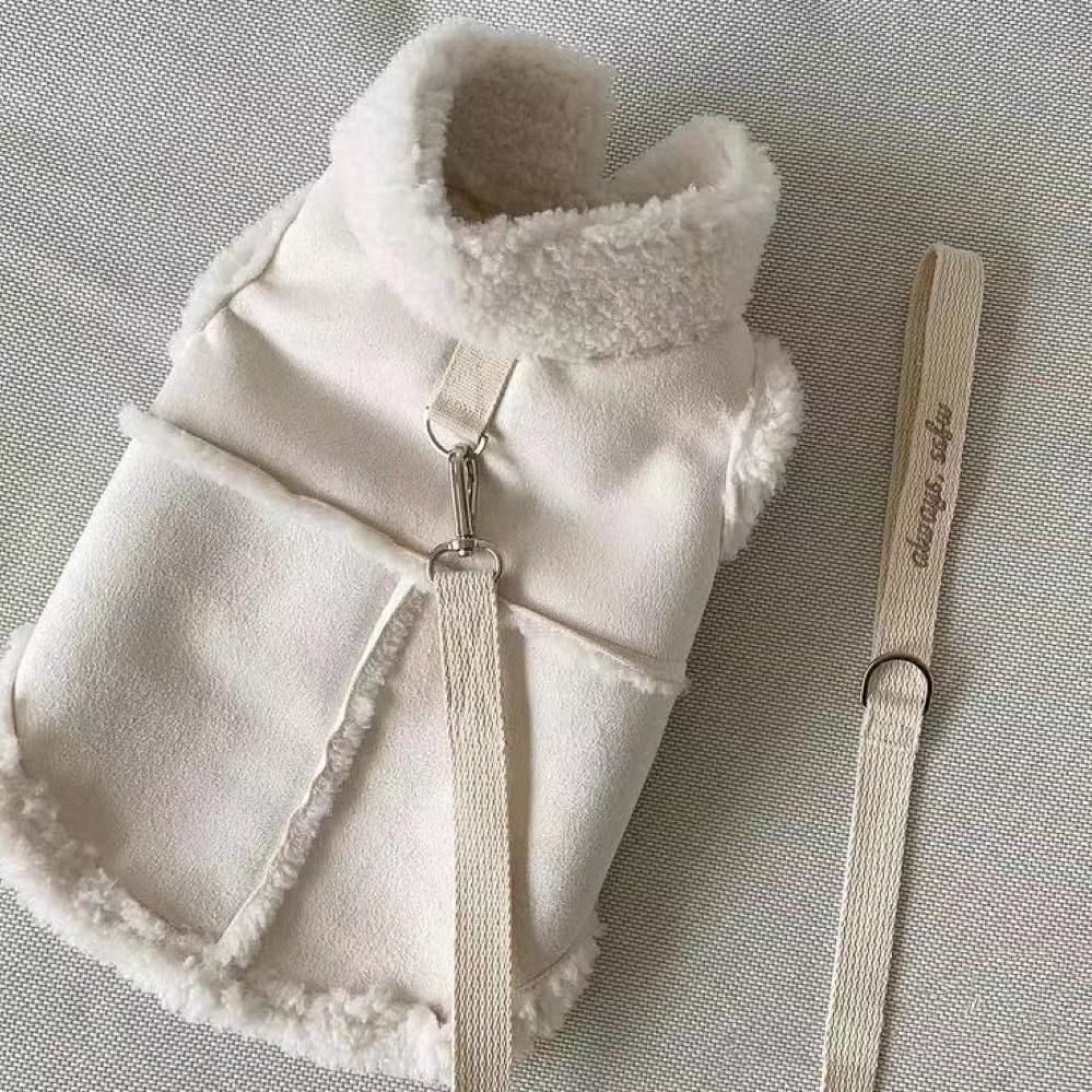 秋衣冬可牵引小加绒狗狗衣服冬装宠物泰迪狗型犬比无品牌/熊博美