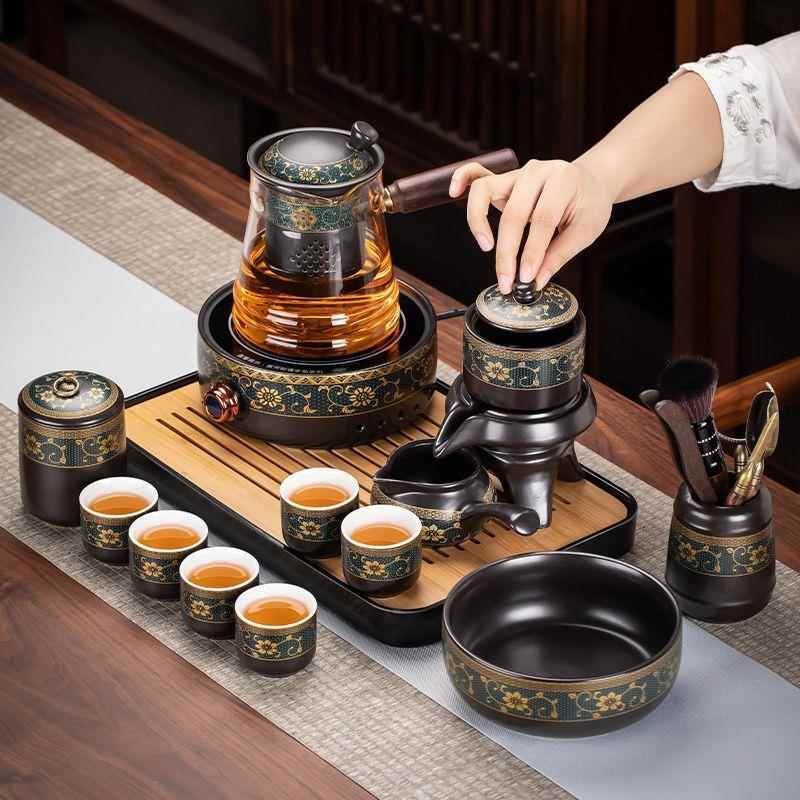 茶壶套装家用泡茶神器电陶炉煮茶器玻璃煮茶壶耐高温烧水壶煮茶炉