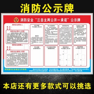 速发三自主查两公开一承诺安全公示栏安全检制度四个能