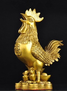 速发艺号树脂招财纯居件大号生肖装饰品工小品家摆摆设品