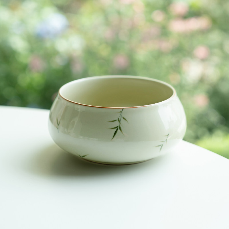 速发家用筱瓷茶洗纯手绘陶竹杯洗水盂茶水缸废水缸茶杯茶道收,餐饮具,茶道/零配,淘宝优惠券,粉丝福利购,淘宝优惠卷