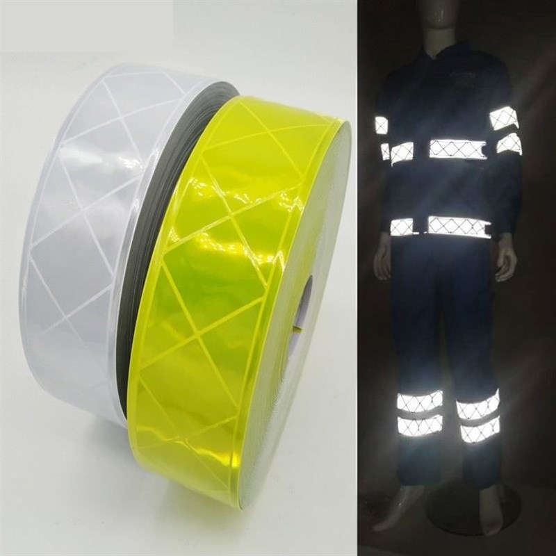速发反光条衣服用书包反光贴夜间骑车反光条荧光条贴衣服缝纫型晶