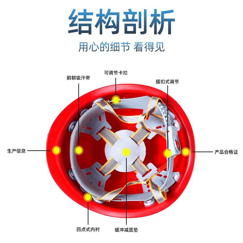 速发一个免费印字安全帽工地头盔男施工领导a(中国交建已印好)