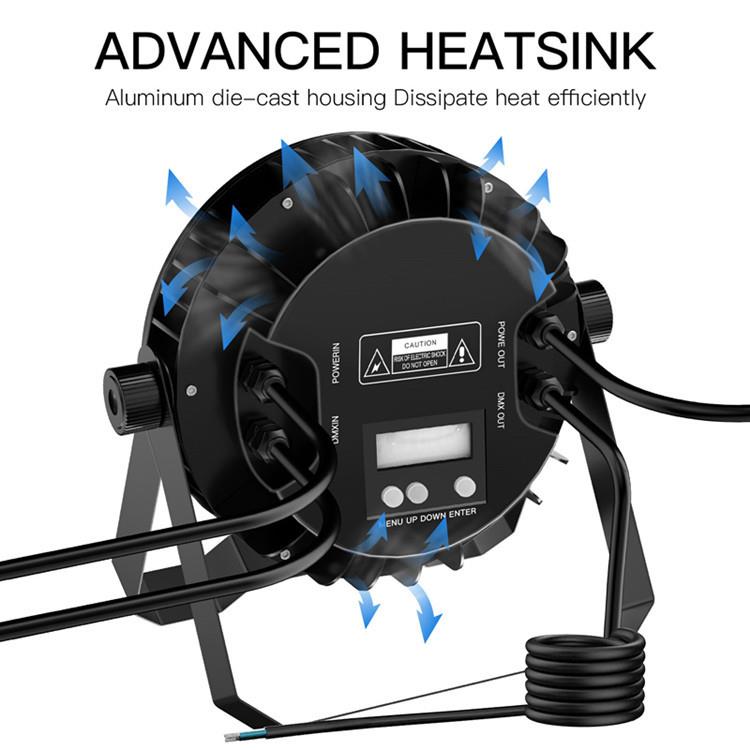 舞台灯光LED18颗10彩一四ZQ001570合大功率全防水帕灯W户外染色婚