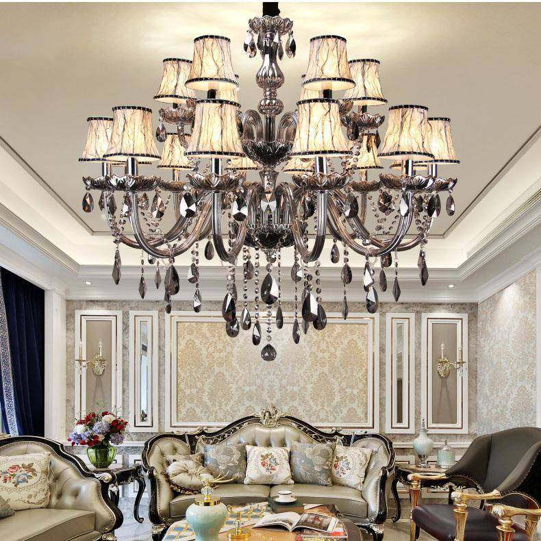 欧式HQ8036-6客厅大水晶餐灯厅灯室吊灯简约现代气灯具创意家居书,家装灯饰光源,智能吊灯,淘宝优惠券,粉丝福利购,淘宝优惠卷