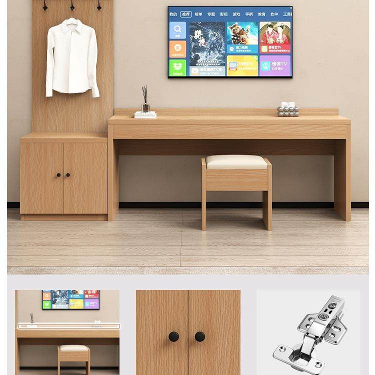 酒店电视柜组合酒行李柜宾馆民宿专用全桌子标间387套室店家卧具