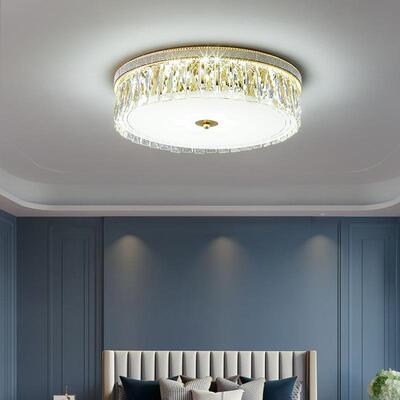 美式水晶吸顶灯门厅简入户玄关过道廊吧式台阳台走82697灯具约欧