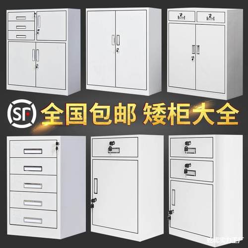 抽屉办公阳台文件柜印公室XRW打印机小打型铁皮储柜资物办料公室