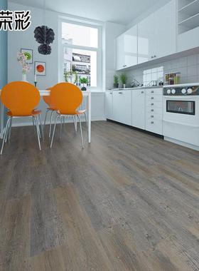 荣彩地粘板革p板c自地板胶加厚耐磨防水5平v方地贴PMA商用片材地