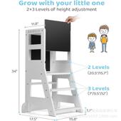 可折叠轻宝奢儿童习自定义塔蒙氏折叠椅木宝制脚踏凳量大学优惠