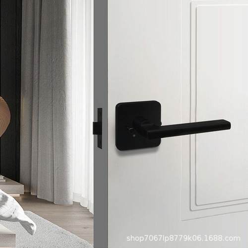 三杆LSX346-X锁通用型室内门锁卫生间卧室门把锌合金美手单房门舌