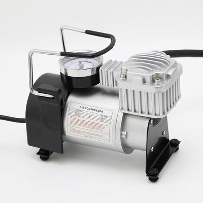 V便携式机械充大功汽车打率气PYY泵轮胎金属充气泵220欧洲插气泵