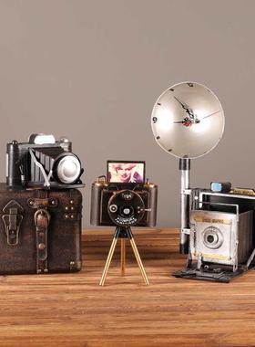 铁复古F77J886S机摆艺件怀旧件老式物店铺橱窗相布置酒柜装饰品直