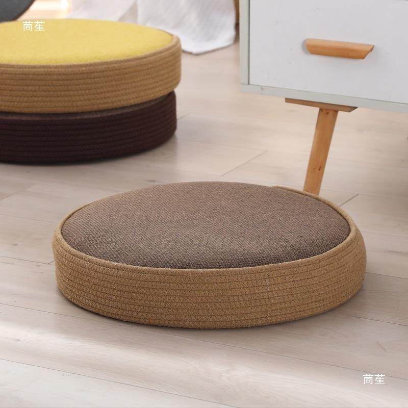 跪拜地垫蒲上团坐垫地榻榻米坐懒人加形厚传统圆拜墩垫tlznylzn跪