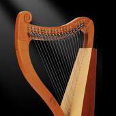 莱雅琴1板键竖琴9琴弦16音小竖琴7式 音10lyre板键里尔琴里拉琴便