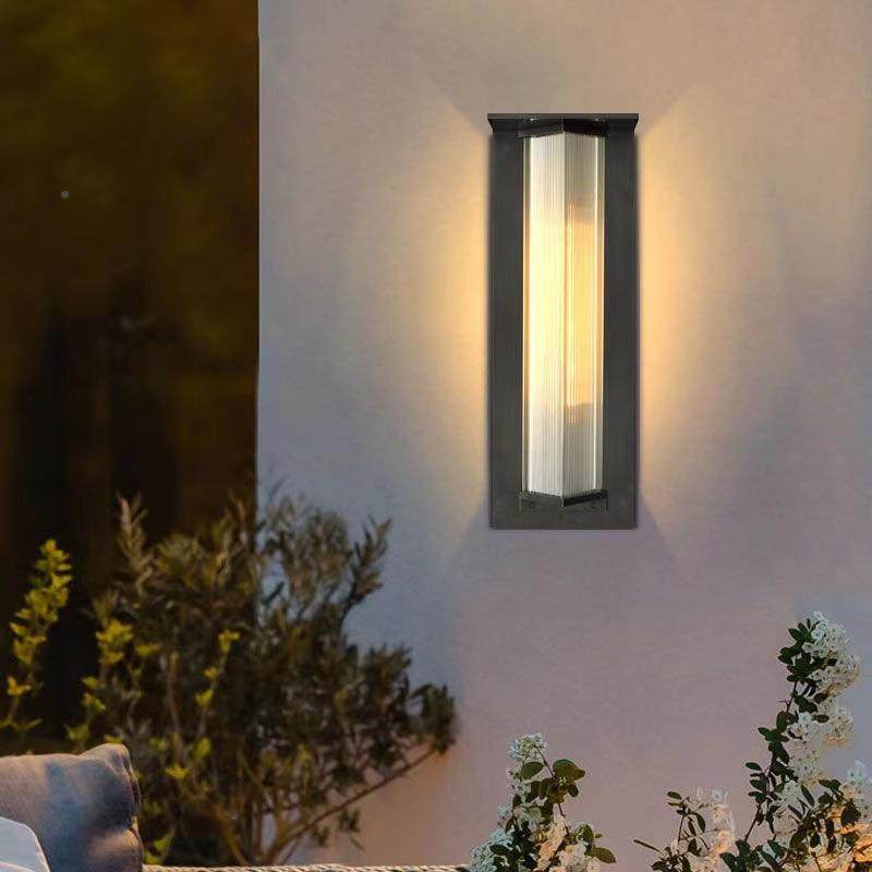 户外太能1192e壁灯防水不墅锈钢壁灯简约长条别大门庭阳院景观ld