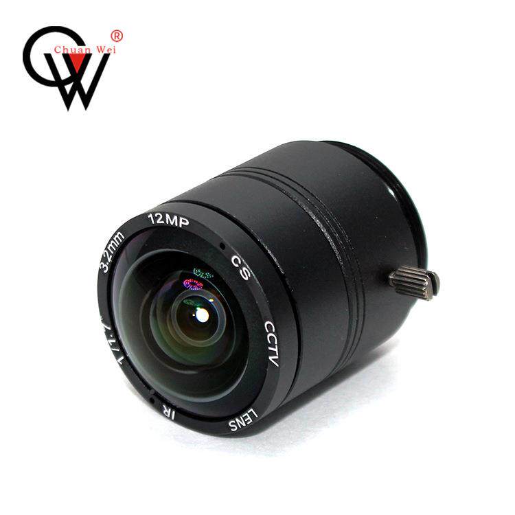 3.2mm1/1.7大靶面头1200285万镜定镜头创威视固讯镜头CWLENS