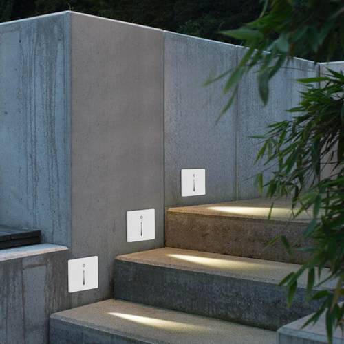 le台d灯用地脚灯86盒通感应走过道脚灯楼Q9501梯灯阶梯阶墙角廊网