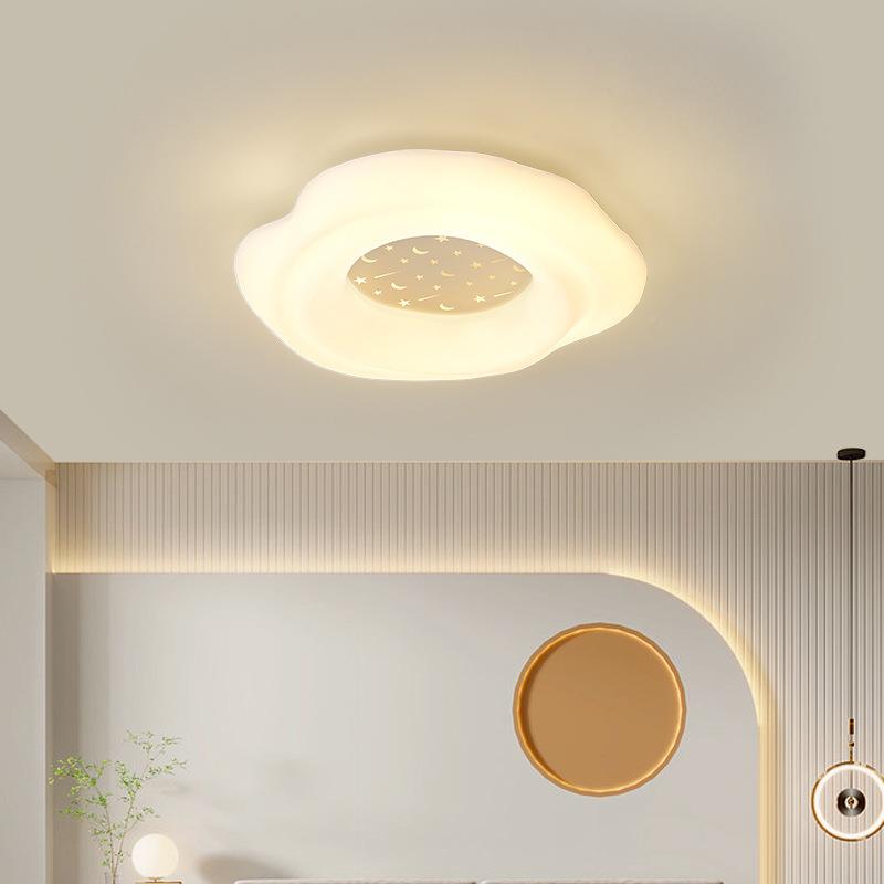 卧室灯风温馨浪漫创意星油星氛围感房间全光灯谱77494护眼主卧奶