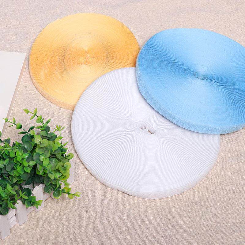 彩色魔术贴 粘贴扣子母贴宝宝鞋子子母扣带2CM宽彩色搭扣手工辅料