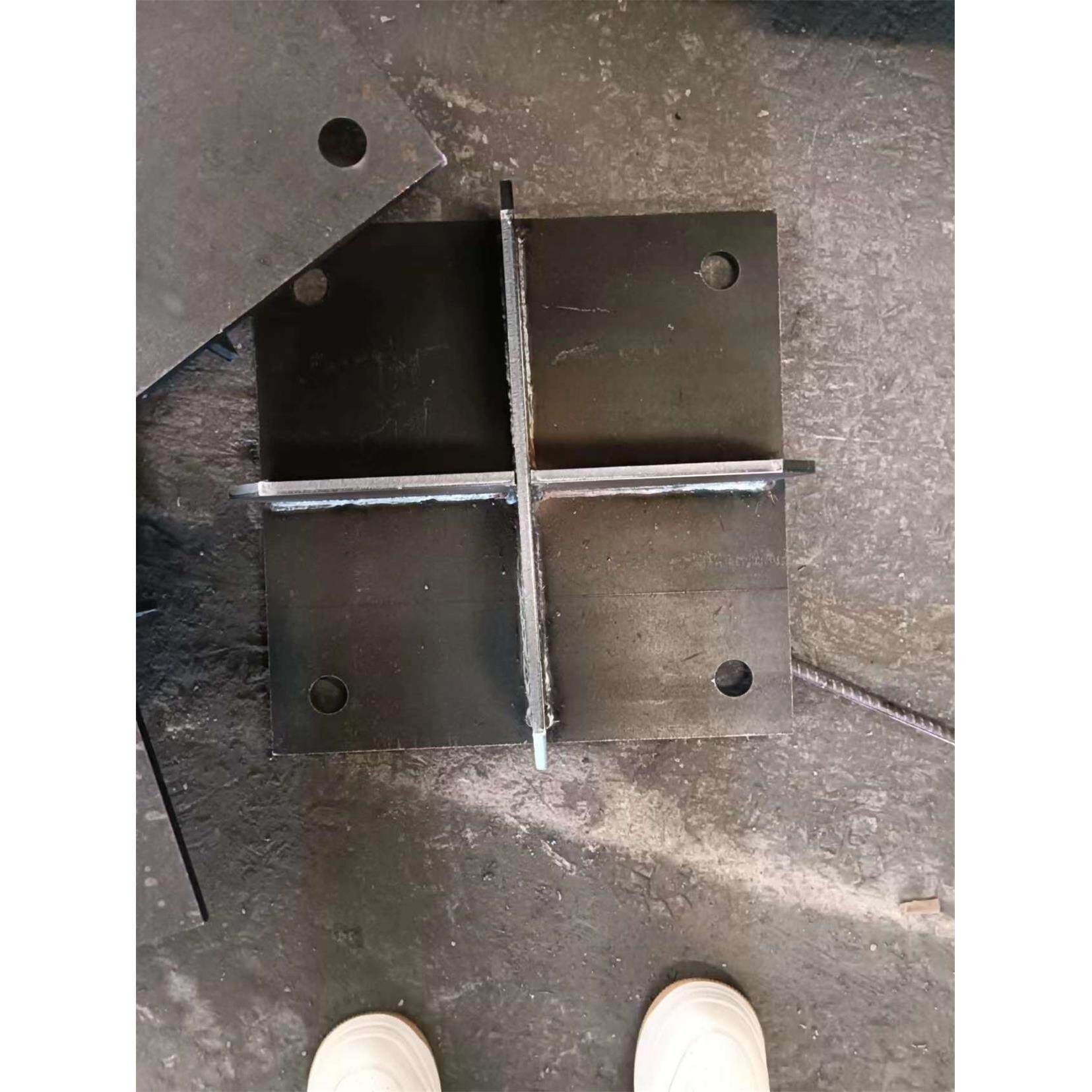 弹卡式方桩钢桩尖 500型十字型管桩桩尖 开口闭口锥型钢尖加工