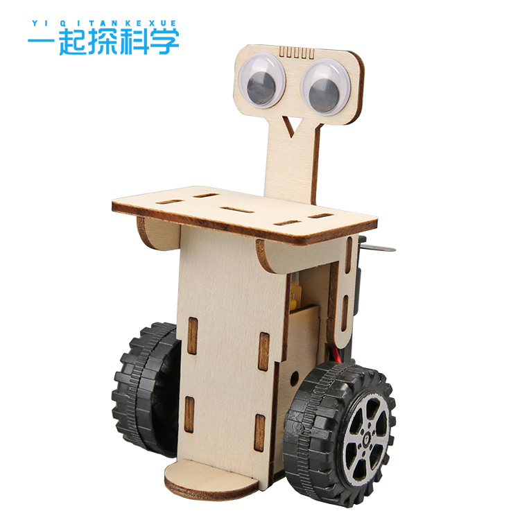 送餐机器人 科技小制作发明diy儿童手工拼插玩具科学实验材料教具