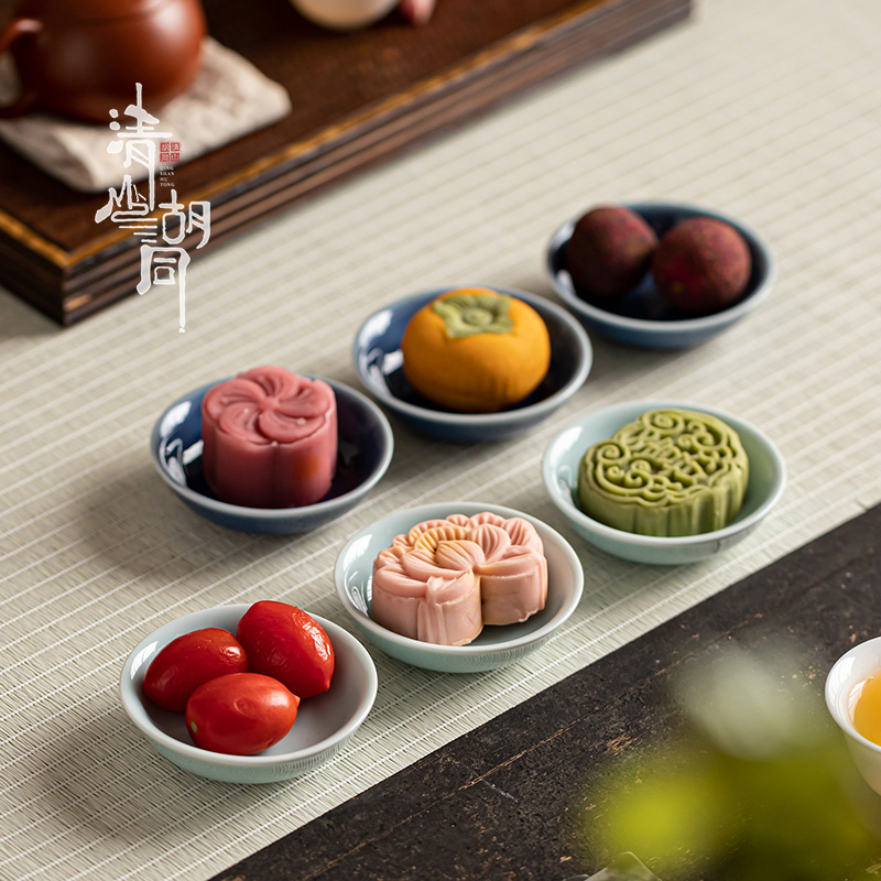 清山胡同陶瓷迷你糕点盘酱料碟