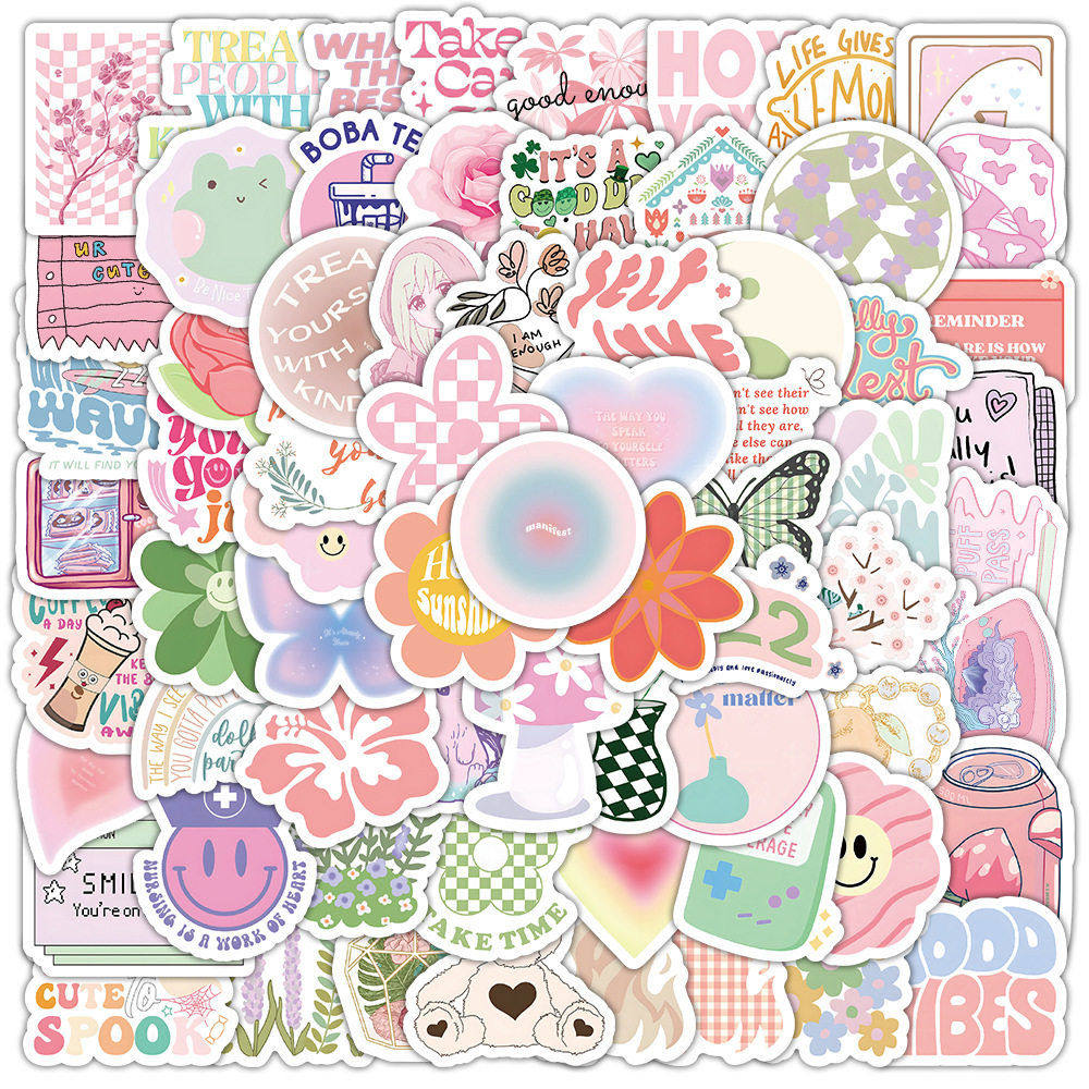 103张 Danish Paste贴纸 粉色小清新DIY手账水杯桌面装饰防水贴画,文具电教/文化用品/商务用品,贴纸/立体贴纸,淘宝优惠券,粉丝福利购,淘宝优惠卷