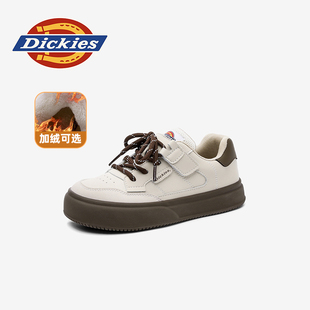 加绒保暖舒适鞋 运动鞋 德训鞋 Dickies儿童运动休闲耐磨中大童板鞋