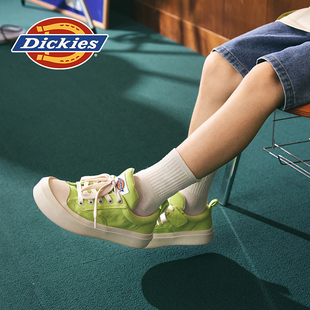 Dickies童鞋儿童帆布鞋男童女童丑萌板鞋透气多巴胺中大童休闲鞋