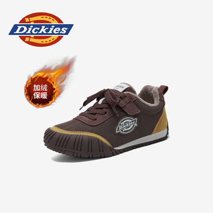 Dickies儿童运动鞋男童加绒保暖德训鞋2025新款女中大童休闲跑鞋