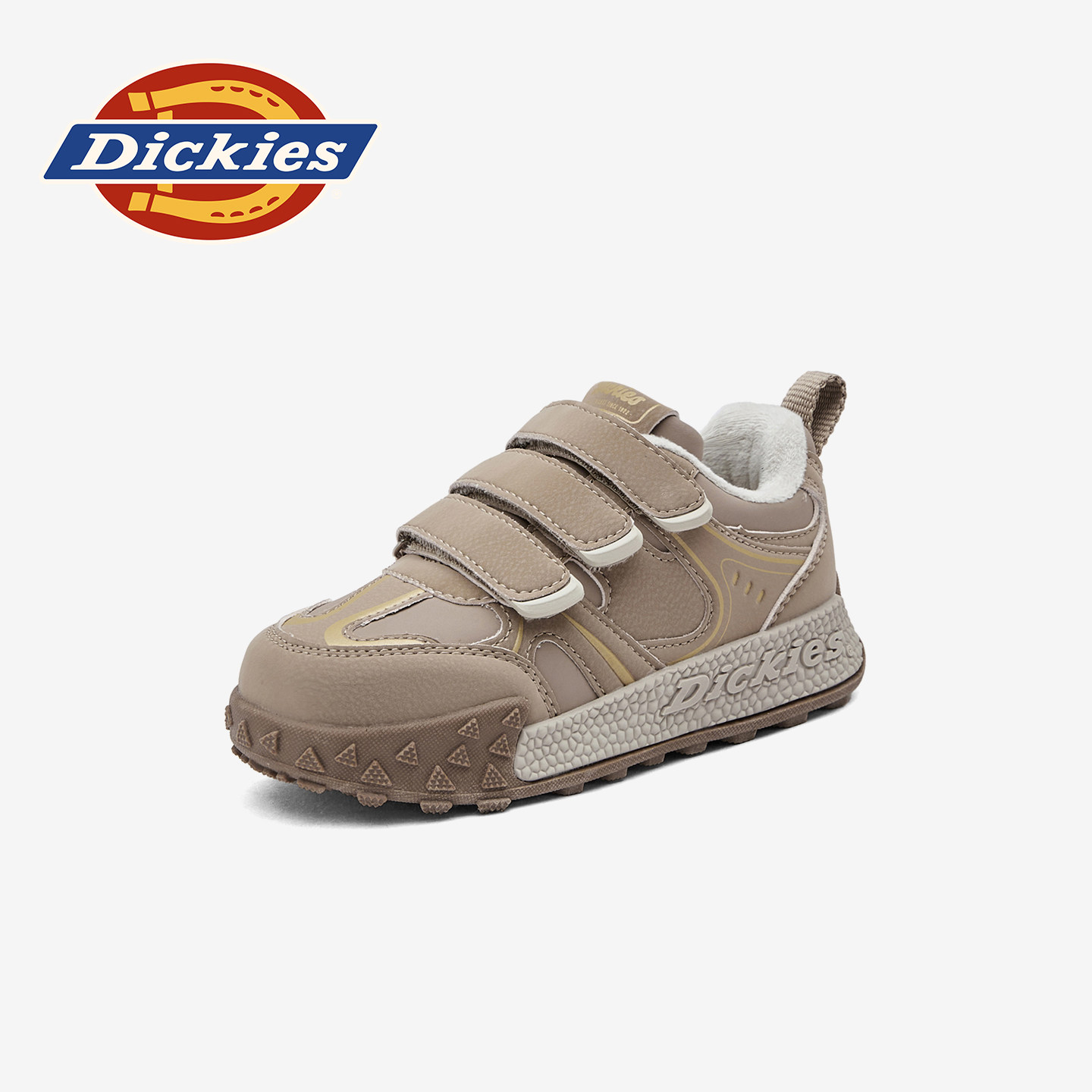 Dickies儿童加绒板鞋冬季女童保暖运动鞋男童时尚百搭复古二棉鞋,童鞋/婴儿鞋/亲子鞋,板鞋,淘宝优惠券,粉丝福利购,淘宝优惠卷