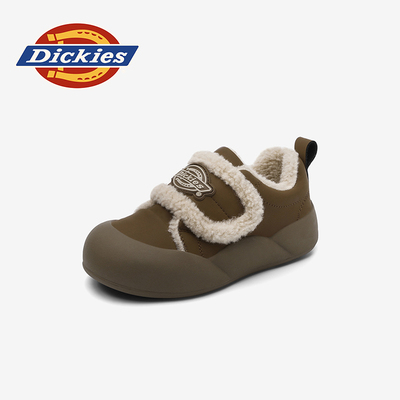 Dickies儿童面包鞋保暖加绒板鞋